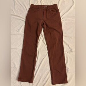 Duluth Trading Co 32x34 Men's Flex Fire Hose Rust Color Pants